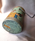 1930s Vintage Cute Toy, The CACKLING HEN, Wind It and Sounds Like a Hen, Sweet Graphics, Fun Addition To Toy Collection