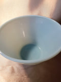 WONDERFUL Vintage Fire King Turquoise Blue Glass Bowl, Splash Proof Mixing Bowl, Mid Century Kitchen Bowls, Collectible Vintage Kitchen Bowls