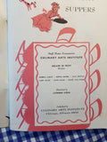 VINTAGE Cook Book, Mid Century Culinary Arts Institute, Sunday Night Suppers, Delicious Recipes,68 Pages , Collectible Cook Books