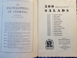 VINTAGE Cook Book, Mid Century Culinary Arts Institute, 500 Delicious SALAD Recipes, 48 Pages , Collectible Cook Books