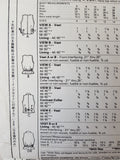 1980s STYLISH Wardrobe of Fitted Vests Pattern McCALLS 8117 Daytime and Evening Styles, Bust 32 Vintage Sewing Pattern