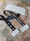 LOVELY Vintage Salesman's Sample Trim, Black and Gold, Original Labels, Doll Costuming, Heirloom Sewing, Fine Crafts