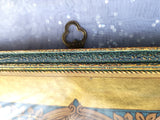 ART DECO Buzza Mottoware ,To Our Guest Picture, Old English Gold Parchment Paper, LOVELY Green and Gold Art Deco Wood Frame,Charles Dickens Style Graphics,BeautifulColors,Wall Art