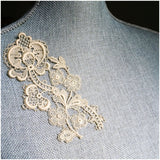BEAUTIFUL Antique Applique, French Lace Applique,Mixed Lace Floral,For Clothing, Hats, Slow Journals, Fine Heirloom Sewing, Vintage Trims