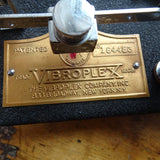 ANTIQUE Vibroplex Zephyr RARE Model, Complete With Case and Cables, Morris Code Machine
