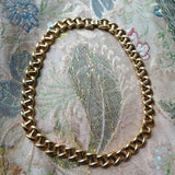CLASSY Vintage Modernist Necklace, Lovely Gold Tone, Day or Evening Necklace, Collectible Vintage Jewelry