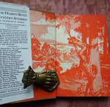 WONDERFUL Children's HARDY BOYS Vintage Mystery Book, The Mark On The Door Mystery by Franklin W Dixon, First Edition 1934, Lovely Dust Jacket by Gretta, Collectible Books