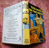 WONDERFUL Children's HARDY BOYS Vintage Mystery Book, The Mark On The Door Mystery by Franklin W Dixon, First Edition 1934, Lovely Dust Jacket by Gretta, Collectible Books