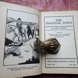 WONDERFUL Children's Vintage Mystery Book, The Phantom Town Mystery by Carol Norton, First Edition 1933, Lovely Dust Jacket, Collectible Books