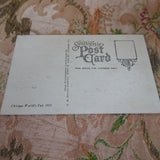 VINTAGE Chicago World's Fair 1933 Souvenir Postcard, School of Law,Commerce,Medicine and Dentistry, Northwestern University Chicago, Collectible Postcards