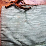 WONDERFUL Antique Suede Glove Case, Pyrography Art Native Indian Chief, Souvenir Glove Case, Collectible