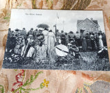 WONDERFUL 1912 Postcard of The Sioux Indians Dancing, Beautiful Historical Native Costumes, Collectible Vintage Postcards