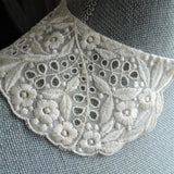 RESERVED LOVELY Vintage Collar, Beautifully Embroidered, Swiss Embroidery,Lovely Openwork Design, Collectible Vintage Collars