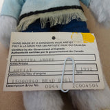 RARE Hand Made Inuit Eskimo Doll By Artist Martina Anoee, Circa 1992, Beautifully Hand Made, Dressed Traditionally, Lovely To Display, Collectible Vintage Artist Dolls