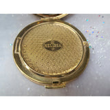 CHARMING Vintage Purse Mirror Powder Compact,Enamel Blue Birds,English Purse Compact,Powder Compact,Collectible Handbag Powder Compacts