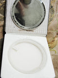 BEAUTIFUL Vintage Powder Compact Mirror Petit Point Tapestry Bridesmaid Gift Just Lovely
