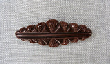 VINTAGE Art Deco Bakelite Brooch, Chocolate Brown Large Pin ,Deeply Carved, Statement Brooch, Raised Geometric Abstract Design,Collectible Vintage Jewelry