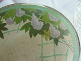 ANTIQUE Deco Era 20s Powder Tin, Cheramy Paris Powder Tin, April Showers Poudre de Toilette Tin, Art Deco Design, Decorative Tins,Vanity Decor, Collectible Tins