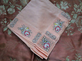 BEAUTIFUL Art Deco Hand Embroidered Hanky, Unusual, Exceptional Hand Embroidery Work,Lovely Vintage Hankie,Handkerchief,Wedding Bridal Hanky Collectible Hankies