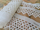 RESERVED UNIQUE and Rare To Find, Salesman's Sample Booklet of White on White Embroideries, Frame It or Use In Heirloom Sewing or Crafts, Collectible Textiles