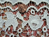 GORGEOUS Antique Applique, French Lace and openwork Applique,Victorian,Edwardian,Antique Lace, Frame It,For Heirloom Sewing,Collectible Lace