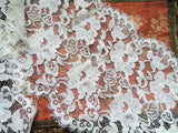 BEAUTIFUL Vintage Lace Trim, Flounce,Intricate Pattern For Bridal Dress,Dolls,Flapper Dress,Heirloom Sewing,Collectible Antique Textiles