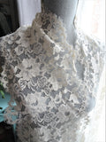 BEAUTIFUL Vintage Lace Trim, Flounce,Intricate Pattern For Bridal Dress,Dolls,Flapper Dress,Heirloom Sewing,Collectible Antique Textiles
