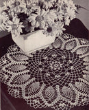 VINTAGE 1940s Coats Clark 252 Book Pineapple Pageant Crochet Patterns Ruffled Lace Doilies