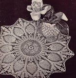 VINTAGE 1940s Coats Clark 252 Book Pineapple Pageant Crochet Patterns Ruffled Lace Doilies