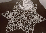 VINTAGE 1940s Lovely Coats n Clark 259 Book Fine Crochet Tatting Patterns Doilies, Collars,Trims,Butterflies Etc