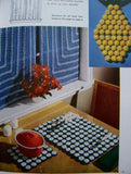 VINTAGE 1950s Mid Century Coats n Clarks Book 303 Crochet Book Modern Trends Hairpin Lace, Crochet and Swedish Weaving