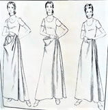 1970s Easy India Inspired Lungi Skirt Pattern BUTTERICK 6211 Bohemian BoHo Style,Maxi Skirt,Beach Wear Easy To Sew and Wear One Size Vintage Sewing Pattern