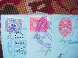 1920s-30s Checks Cheques With Tax Stamps Decorative Paper Collectible Ephemera