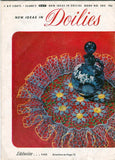 1950s Crochet Craft Book Mid Century Decor J and P Coats Clarks # 283 New Ideas in Doilies