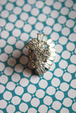 Fabulous Large 1950s Vintage Fancy Rhinestone Earrings
