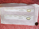 LOVELY 1920s Antique Swiss Embroidered Lace Trim Doll Size Salesmans Sample  Perfect To Frame Antique Sampler Collectible One of A Kind Gift