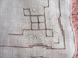 Beautiful Vintage Lace Hankie BRIDAL WEDDING HANDKERCHIEF Hanky lovely Hand Embroidery Openwork Perfect Bride Present Collectible Hankies