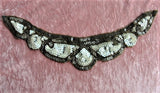 1920s Vintage ART DECO Lovely FRENCH Bead Applique Lustrous Glittering Sequins, Evening Wear, Hats Bags, Flapper Dress, Vintage Clothing