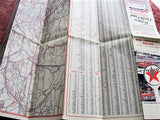 Early 1950s TEXACO Road Map, San Fernando Valley Street and Vicinity Map, Never Used, Original Map, Decorative Road Map,Early 50s Cali Map