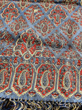 30s Vintage Mens Scarf,ART DECO,Fringe Paisley Scarf,Designer Currie,Gentlemens Scarves,Thirties Menswear,Elegant Scarves,Film Noir Clothes