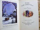 CHARMING Vintage 1930s Christmas Book,Home for Christmas by Lloyd C Douglas Illustrated by David Hendrickson,Beautiful Holiday Story Book