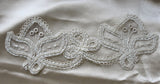 Beautiful Antique FRENCH Lace Applique,Victorian Edwardian Cream Lace,Fine Sewing Projects,Dolls,Bridal Dress,Hats,Collectible Vintage Lace