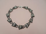 FABULOUS 1940s Necklace,Jorge Jensen Style,Lovely Silver Tone Metal High relief Necklace, Art Deco Design,Collectible Vintage Jewelry