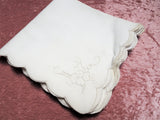 BEAUTIFUL Vintage Linen Napkins,Set of 8 Dinner Napkins,Cut Work,NEVER USED French Farmhouse,Vintage Linens,Table Linens,Napkins,Serviettes