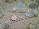 LOVELY Antique French Lace,Cotton Lace Trim,Delicate Intricate Pattern,Dolls,Christening Gowns,Bridal Lace,Heirloom Sewing,Collectible Lace