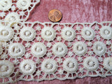 LOVELY Antique FRENCH Lace Trim,Intricate Pattern Ideal For Bridal,Dolls,Flapper Dress,Heirloom Sewing ,Antique Textiles,Collectible Lace