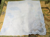 BEAUTIFUL Vintage Lace Hanky, BRIDAL Hankies,Wedding HANDKERCHIEF,Lovely Hand Embroidery Openwork, Collectible Vintage Hankies