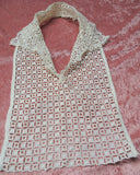 ANTIQUE LACE Chemisette,Dickey,Collar,Lace Dress or Suit Insert, Vintage Lace Clothing , Downton Abbey Era, Collectible Vintage Clothing