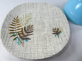 1950s MID CENTURY J&G Meakin Set of Cups and Saucers,Rock Fern Pattern,Square Sol Design Teacups and Saucers,Collectible Mid Century Modern