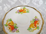 ANTIQUE Royal Albert English Bone China Teacup and Saucer,Hand Painted Flowers,1920s Cup and Saucer,Collectible Vintage Teacups